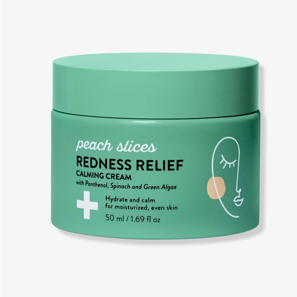 Peach Slices | Redness Relief Calming Cream With Panthenol Spinach & Green Algae